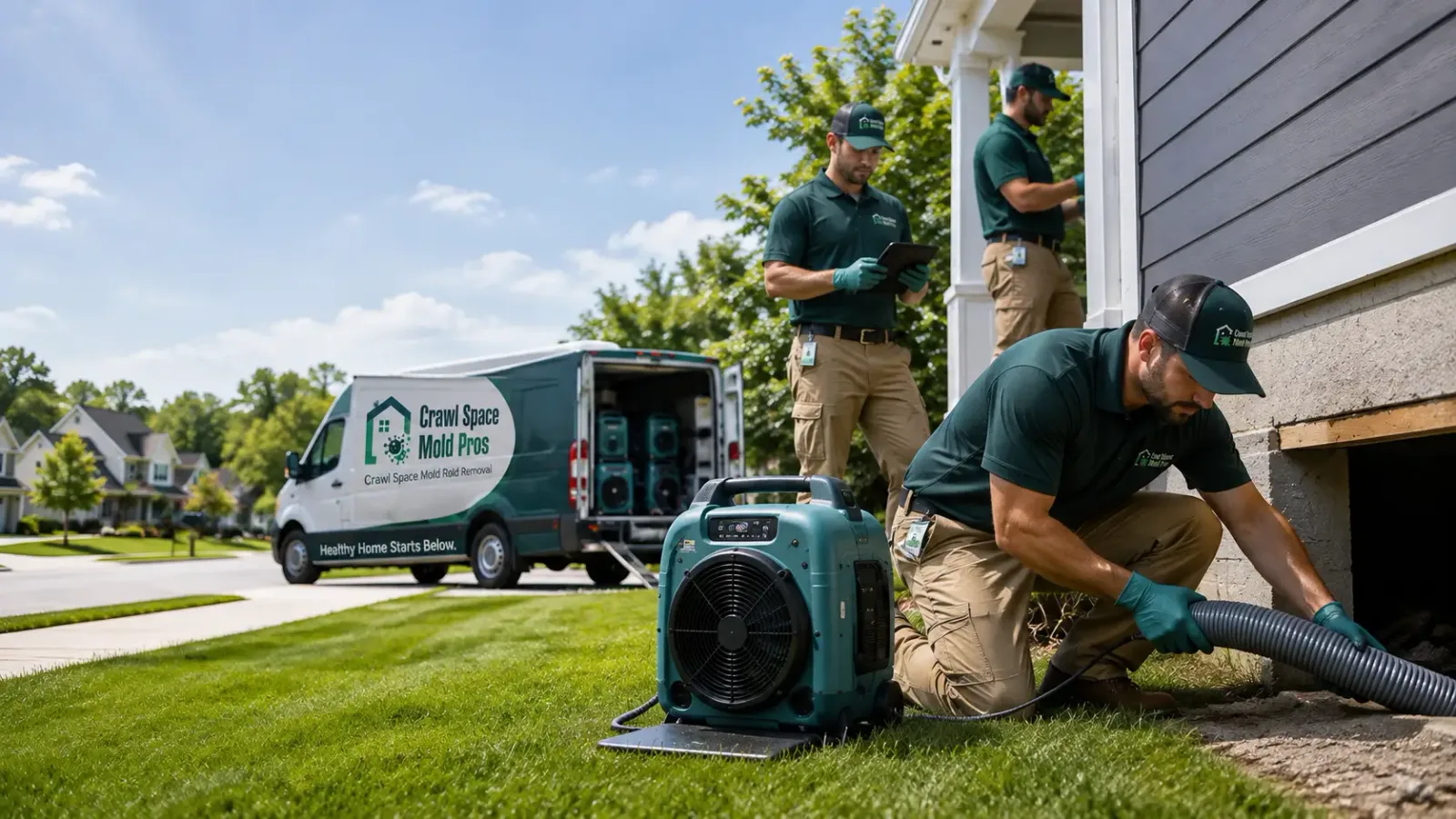 Crawl Space Mold Removal in Orondo, WA
